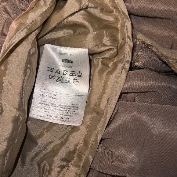 Red Valentino Tan A-Line Mini Dress 42 European - Picture 2 of 4